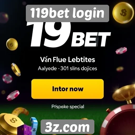 Promoções e bônus disponíveis no 119bet login