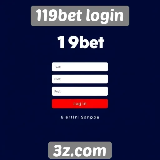 Experiência do usuário no 119bet login